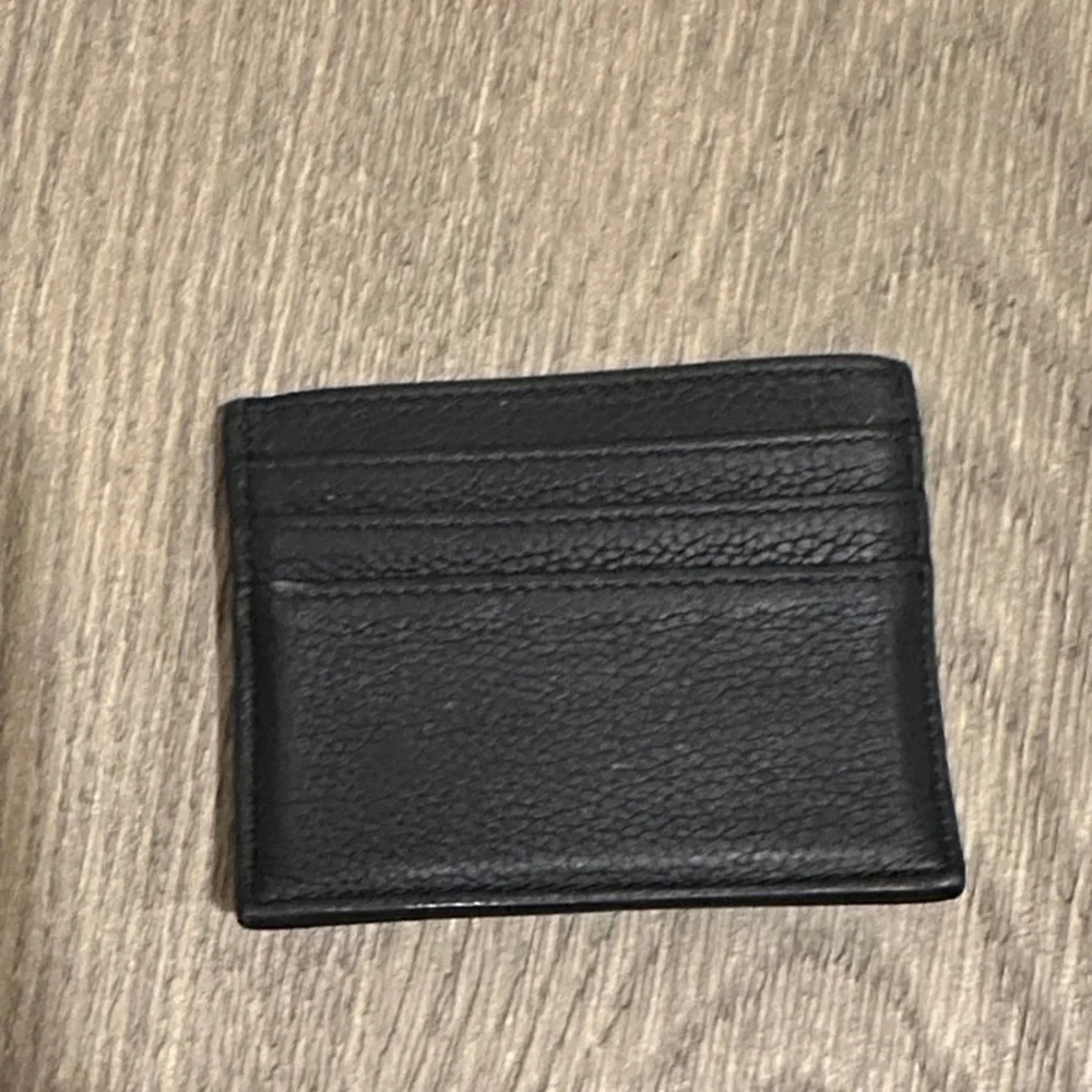 Dior Black Leather Card Holder
